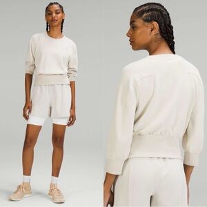 NWT Lululemon Softstreme Ribbed-Hem Pullover Natural Ivory‎ W3GG8S Size 4